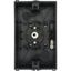 T3-4-15700/I2/SVB Main switch, T3, 32 A, surface mounting, 4 contact unit(s), 6 pole, 2 N/O, Emergency switching off function, With red rotary handle and yellow locking thumbnail 28