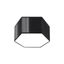 CEILING LAMP SUNDE 15 BLACK E27 2X60W IP20 thumbnail 1