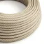 Cotton and Natural Jute Vertigo Textile Cable - The Original Creative-Cables - ERN07 round 2x0.75mm / 3x0.75mm thumbnail 1