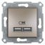 Asfora USB charger 2,1A bronze thumbnail 2