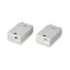 Strain relief For 5p couplers, 4mm�, wht thumbnail 1