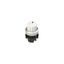 Knob selector, 2 positions white with marking thumbnail 2