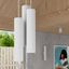 MINIMALIST WALL LAMP WHITE CARBON ILLUMINATING UP AND DOWN FOR BEDROOM thumbnail 6