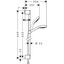 Croma Select E 1jet/Unica'Croma 0.65m shower set, white/chrome thumbnail 2