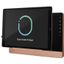 Surface mount docking station with charging function and control function, housing silver, glass cover black thumbnail 1