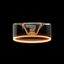 LED Clear Light Bulb Ghost Line Recessed Donut 195x83 6W 500Lm E27 2200K Dimmable - G02 thumbnail 2