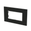 Frame - 1-gang / 4-modules - Niessen logo - S - Matt Black thumbnail 2