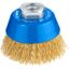Cup Brush Crimped 70 brass-coated thumbnail 1