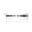 Actuator and Sensor Cable, PUR Extension Cable   PKG4M-5-RSC4T/TXL thumbnail 1