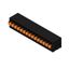 Printed circuit board terminals, 5.00 mm, Number of poles: 15, 90°, Solder pin length (l): 3.5 mm, tinned, black, PUSH IN with actuator, Clamping range, max. : 2.5 mm², Box thumbnail 3