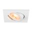 NEW TRIA® 68, recessed ceiling light, square, max. 10W GU10, white thumbnail 1