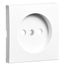 COVER PLATE F/SINGLE PHASE SOCKET WHITE thumbnail 2