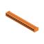 PCB plug-in connector, male header, closed side, THT solder connection, 5.08 mm, Number of poles: 17, 90°, Solder pin length (l): 3.2 mm, tinned, orange, Box thumbnail 2