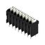 Printed circuit board terminals, 3.50 mm, Number of poles: 8, 180°, Solder pin length (l): 3.5 mm, black, PUSH IN with actuator, Clamping range, max. : 1.5 mm², Tube thumbnail 2