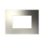Frame - 1-gang / 3-modules - Niessen logo - S - Nickel thumbnail 1