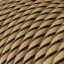 Cotton and Jute Tobacco Vertigo Textile Cable - The Original Creative-Cables - ERD21 round 2x0.75mm / 3x0.75mm thumbnail 2