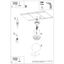 Ceiling lamp ZORI peach IP44 thumbnail 5