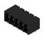 PCB plug-in connector, male header, closed side, THT/THR solder connection, 3.81 mm, Number of poles: 5, 90°, Solder pin length (l): 3.2 mm, tinned, black, Box thumbnail 2