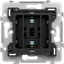 Base for a double push button, with LEDs and comfort sensors, 71 x 71 thumbnail 4