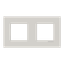 Frame 2-gang / 2+2-modules - Niessen logo - S - Dune thumbnail 1