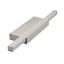 GLENOS Profi wall-mounted-profile 20cm, incl.Endcaps, silver thumbnail 1