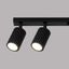 MOVABLE SPOTLIGHTS ON A BLACK CEILING STRIP ABOVE THE DINING ROOM TABLE, CARBON SERIES 6XGU10 thumbnail 4
