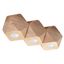 CEILING LAMP WOODY 3 NATURAL WOOD GU10 3X40W IP20 thumbnail 2