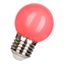 LED Ball G45 E27 240V 1W Pink thumbnail 1