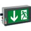 Ex-escape sign luminaires EX-LITE N with integrated emergency light function for zone 1/21, Pictogram: DIN 4844, Arrow: 6 Clock thumbnail 2