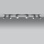 CEILING LAMP MERIDA 6L GREY GU10 6X40W IP20 thumbnail 3