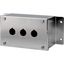 Surface mounting enclosure, stainless steel, 3 mounting locations thumbnail 3