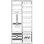 DA27CBL Meter board, Field width: 2, Rows: 57, 1100 mm x 550 mm x 215 mm, Isolated (Class II), IP31 thumbnail 28