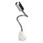 DIO FLEX PLUG, 1W, 3000K, 80lm, chrome/white thumbnail 1