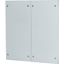 XMC060802 Snap-on cover, closed, HxW=650x800mm, divided, grey thumbnail 3