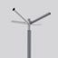 Pole mounting L 1015 B 1015 H 250 d 76 colour: silver thumbnail 2