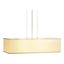 SOPRANA pendant, PD-1, square, white textile, 4x E27, max. 4x 60W thumbnail 2
