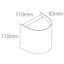 BLACK WALL LIGHT GU10 6W IP65 100-240V thumbnail 2