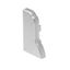 GLENOS Endcap for Aluminum Skirting Board Profiles, anodized aluminum thumbnail 2