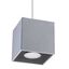HANGING LAMP QUAD 1 GREY GU10 1X40W IP20 thumbnail 3