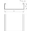 Cable tray EKSU unperforated, connector holes 60x200x3000 Steel Hot-di thumbnail 2