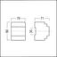 LM-4JAS - Blinds control unit 4x, control cabinet thumbnail 2
