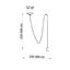 HANGING LAMP EDISON 1 LONG BLACK E27 1X60W IP20 thumbnail 3