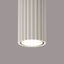 CYLINDRICAL BEIGE CEILING LAMP 40 CM CARBON VERTICAL PATTERN GU10 thumbnail 10