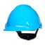 3M™ Hard Hat, Uvicator, Ratchet, Ventilated, Plastic Sweatband, Blue,  thumbnail 1