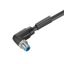 Power cable, One end without connector, M12, Number of poles : 5 (4 + PE), 3 m, pin, 90°, Shielded: No, LED: No, Sheath material: PUR, Halogen: No thumbnail 2