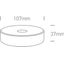 BLACK AC SMD 6W WW IP65 230V DIMMABLE thumbnail 2