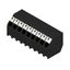 Printed circuit board terminals, 3.81 mm, Number of poles: 9, 135°, Solder pin length (l): 1.5 mm, black, PUSH IN with actuator, Clamping range, max. : 1.5 mm², Tube thumbnail 2