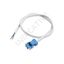 Cable set 2p socket 2x2,5mm� HF blue 5m thumbnail 4