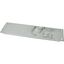 XME0406M Mounting plate, +mounting kit, vertical, empty, HxW=100x600mm thumbnail 3