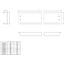 Plinth front and rear part W=400 H=100 mm sheet steel thumbnail 3